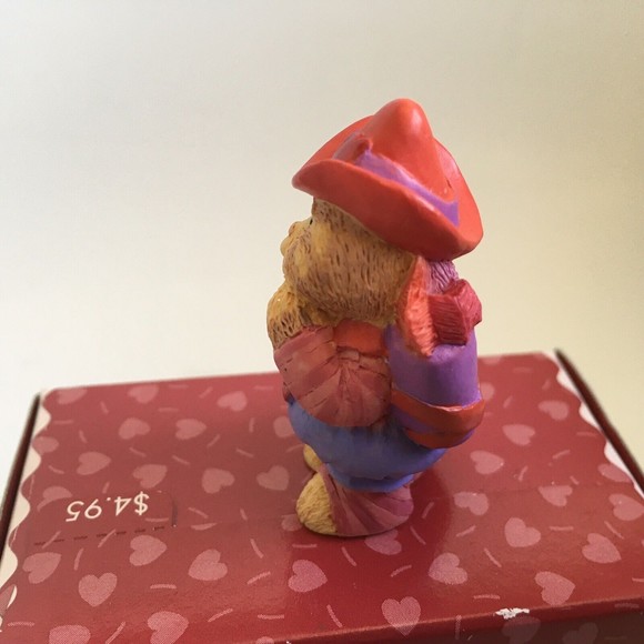 Hallmark Merry Miniature Valentine's 1997 Cupid Cameron Cat Figurine - Picture 2 of 4